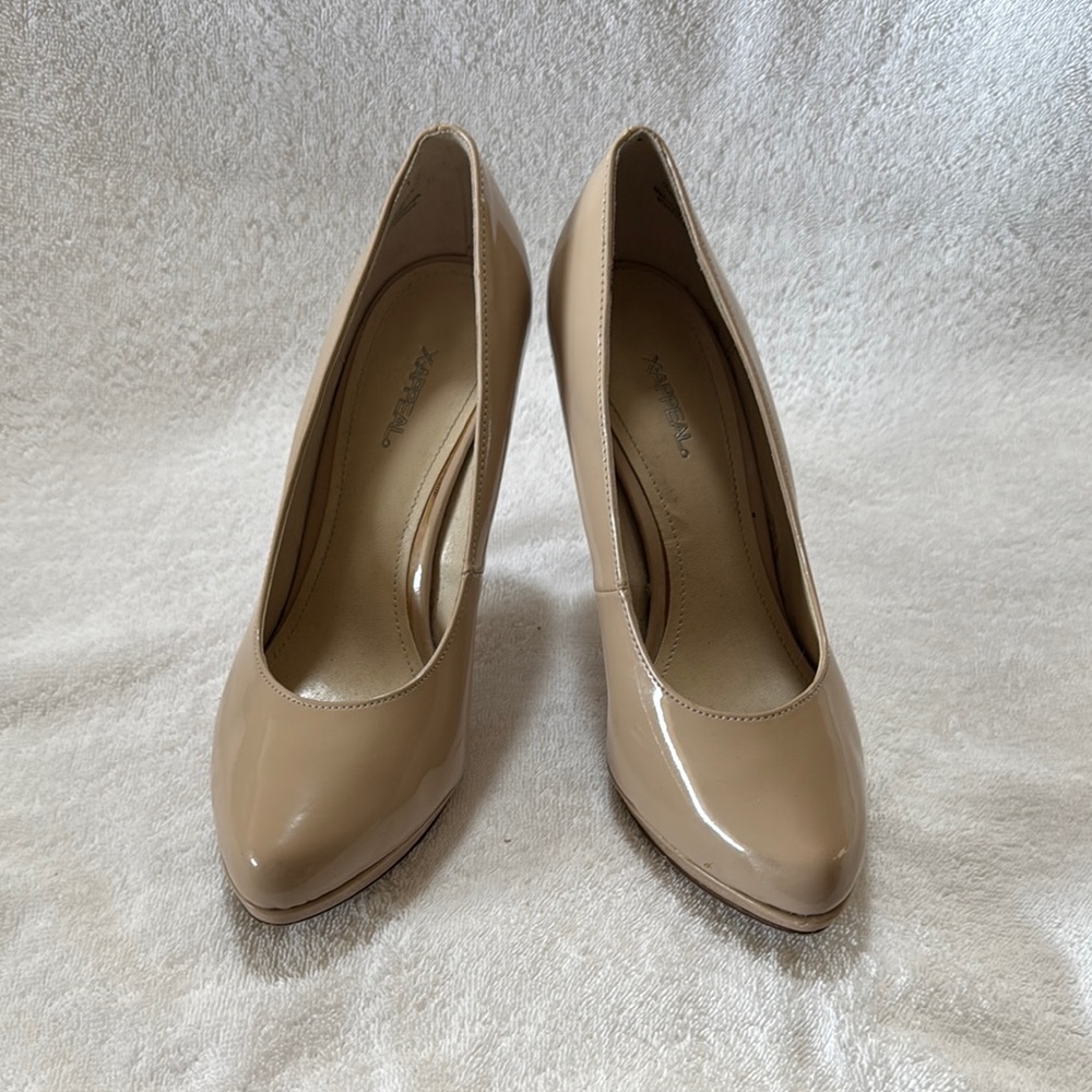 Xappeal Tan Stiletto Heels Classic Design